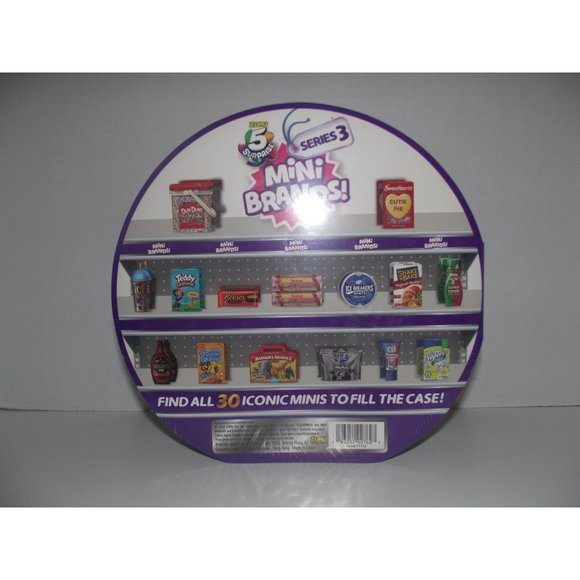 Zuru 5 Surprise Mini Brands Series 3 Collector's Case with 5 Exclusive Mini's In - Picture 2 of 2
